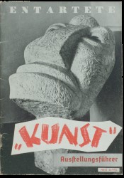 Entartete Kunst (Degenerate Art) catalogue Spread 0 recto