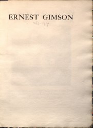 Ernest Gimson: His Life and Work Spread 2 recto