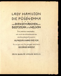Lady Hamilton by Alfred Meyer and George Grosz, 1923 Spread 3 recto